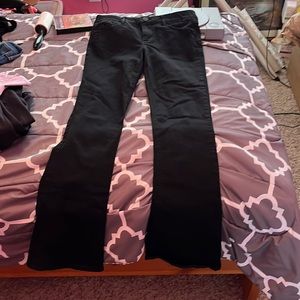 Size 8 black “Ab solution” Democracy pants